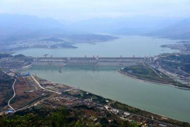 Three Gorges Dam Scene